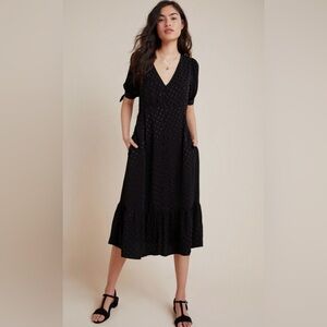Anthropologie Maeve Eudora Midi Dress size 4